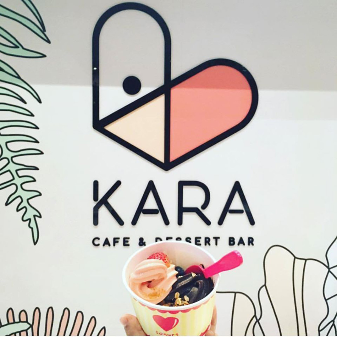 卡拉咖啡厅和甜品吧logo设计 新加坡 甜品店 插图 字母 logo设计 餐厅LOGO VI设计 空间设计 视觉餐饮