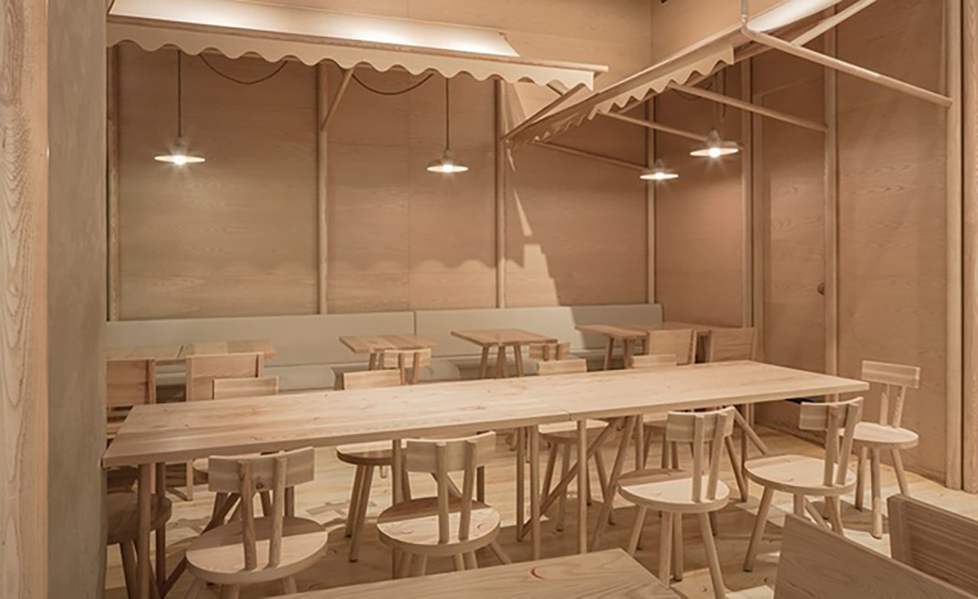曼谷街边美食风格餐厅 曼谷 木材 大排档风格  餐厅LOGO VI设计 空间设计 视觉餐饮