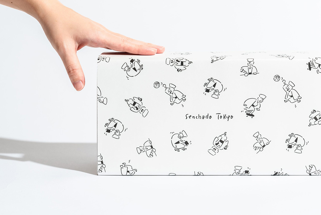 一站式煎茶专卖店``Sencha-do Tokyo''  人物 插图 包装纸 手提袋 礼盒 标志设计 餐厅LOGO VI设计 空间设计 视觉餐饮