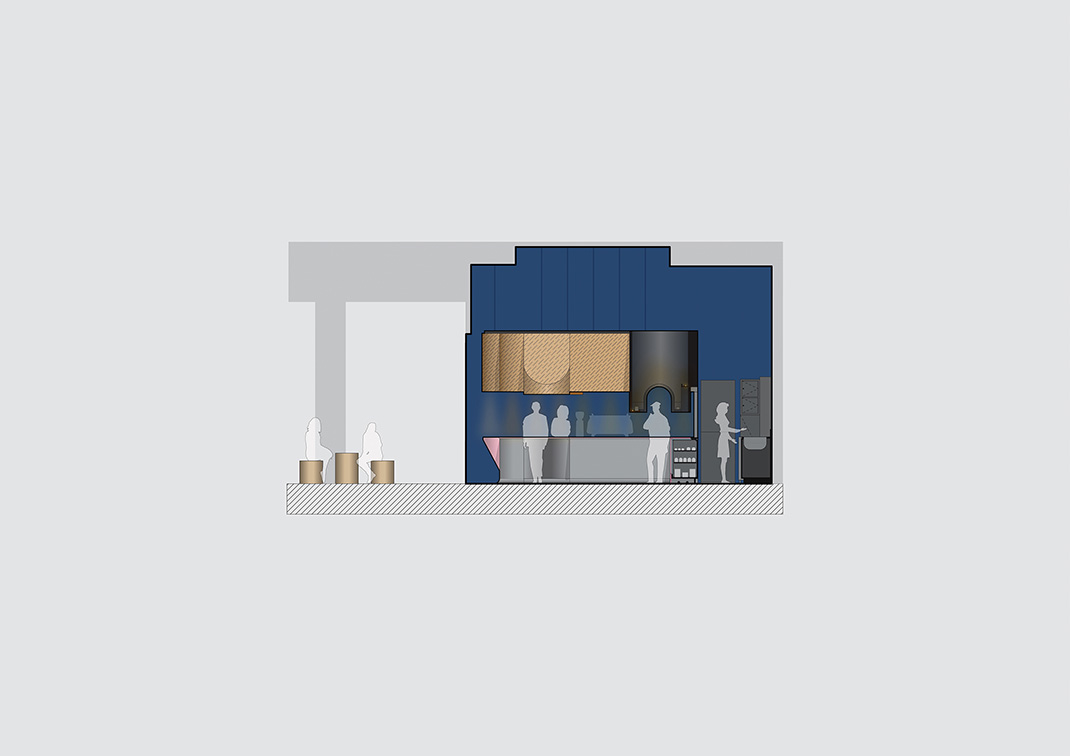 虚空咖啡馆 新加坡 咖啡厅 负空间 几何图形 花瓣形状 餐厅LOGO VI设计 空间设计 视觉餐