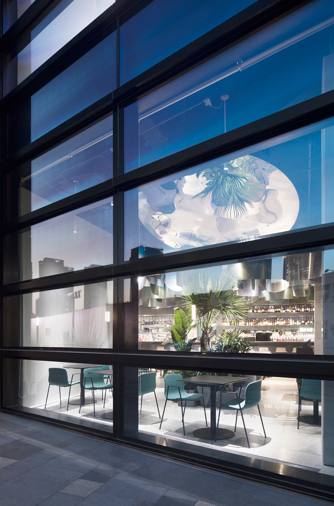 一家新餐厅和鸡尾酒吧 沈阳 酒吧 不锈钢 冲孔板 餐厅LOGO VI设计 空间设计 视觉餐饮