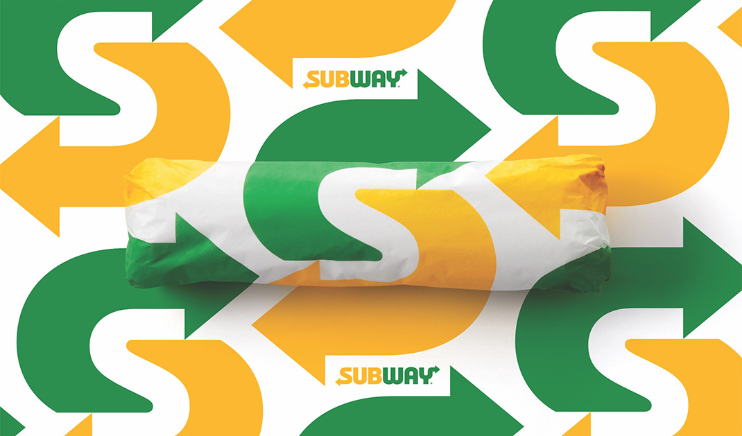 Subway餐厅形象设计 美国 食品 汉堡 logo设计 出餐纸设计 餐厅LOGO VI设计 空间设计 视觉餐饮