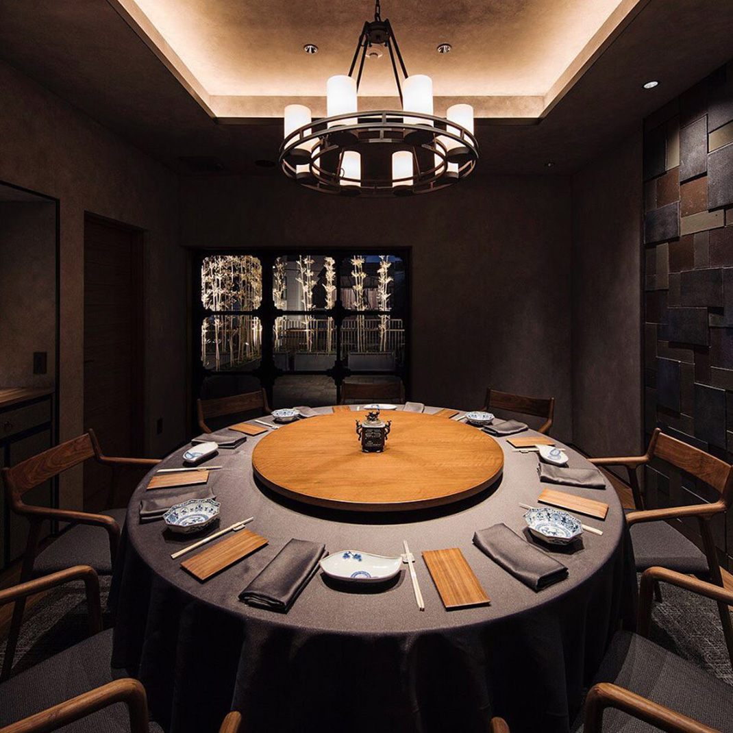 茶禅华粤菜馆餐厅 日本 东京 粤菜馆 中国料理 禅意 餐厅LOGO VI设计 空间设计 视觉餐饮