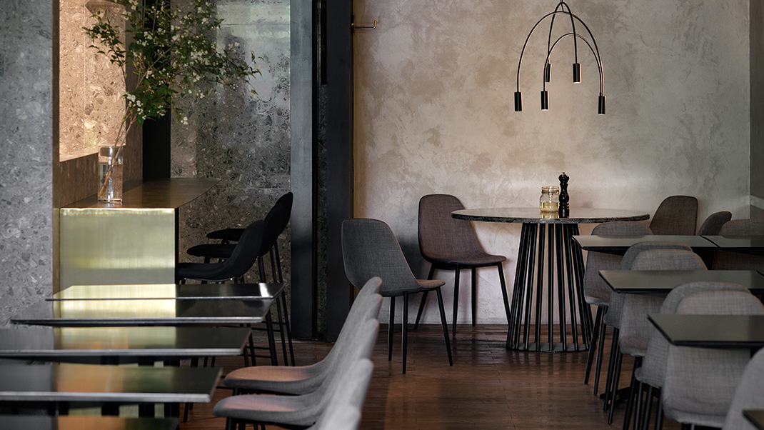 酒店酒吧和餐厅 北京 日式 金属 木材 水磨石 餐厅LOGO VI设计 空间设计 视觉餐饮