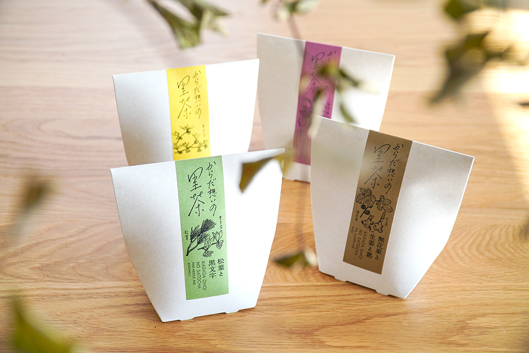  石见银山群言堂：幽灵思念之里茶包装设计 日本 设计公司 日式 字体设计 包装设计 茶叶 饮品 包装帖 logo设计 vi设计 空间设计 视觉餐饮