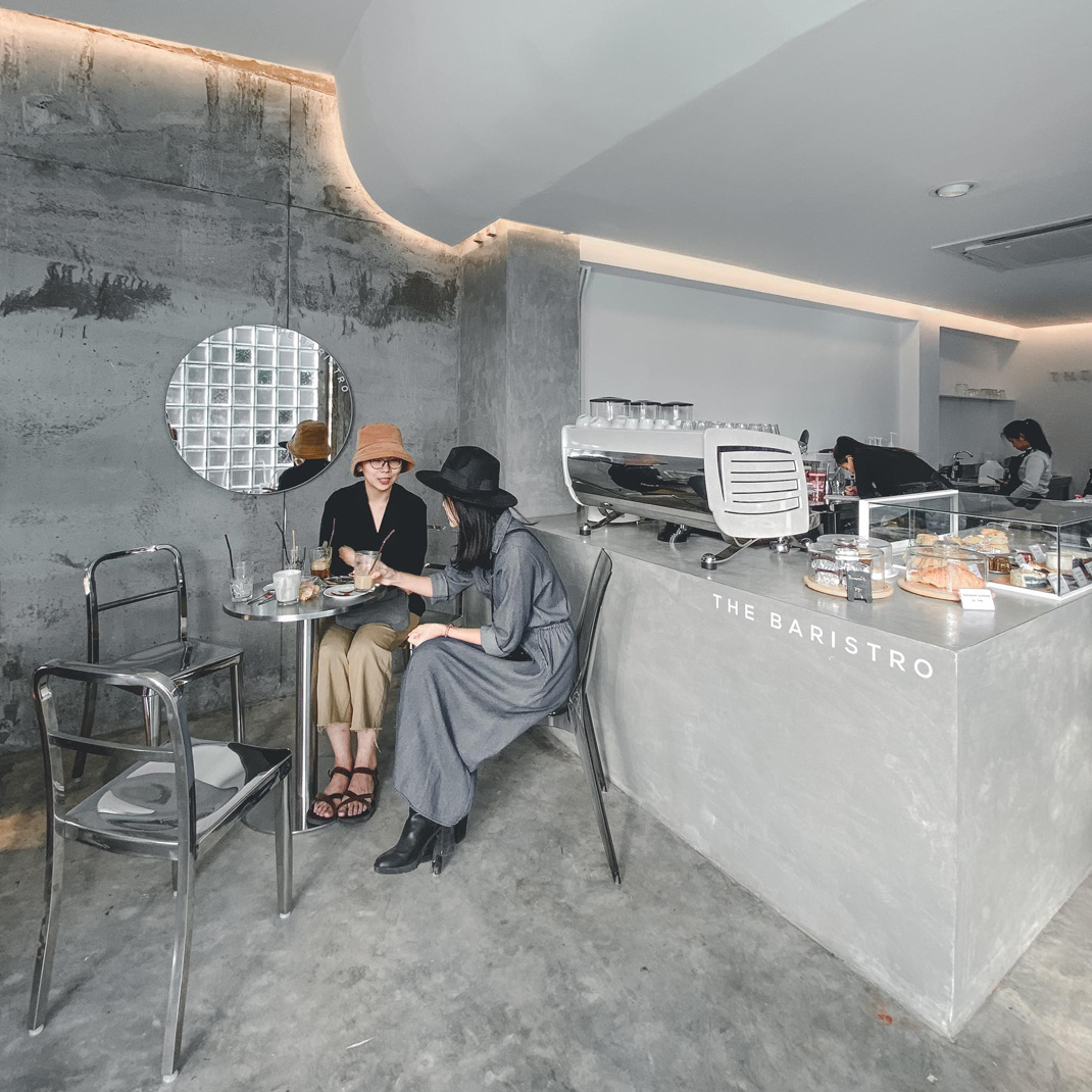 泰国清迈The Baristro咖啡厅 泰国 清迈 咖啡厅 小清新 网红店 logo设计 vi设计 空间设计 视觉餐饮