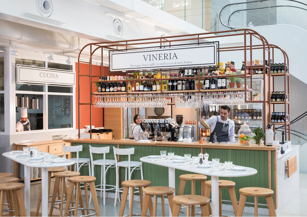 隐匿在巴黎的意大利餐厅 巴黎 创意门头 熟食 实验室 logo设计 vi设计 空间设计 视觉餐饮