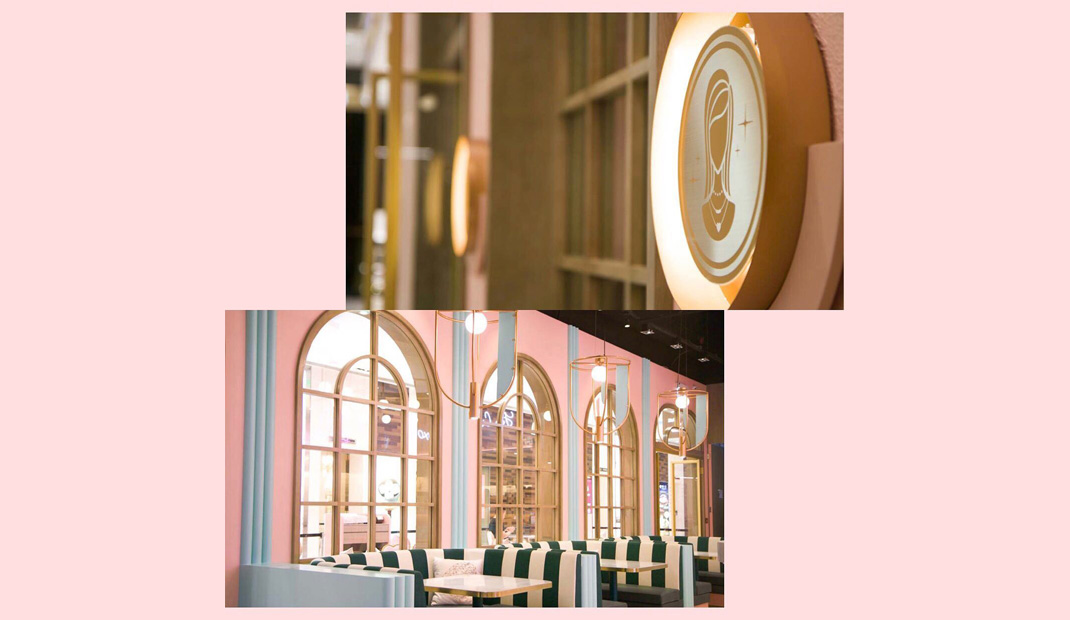 Dazzling Cafe 蜜糖吐司專賣店 Hong Kong 香港 甜品店 吐司 插画设计 粉色空间 logo设计 vi设计 空间设计 视觉餐饮
