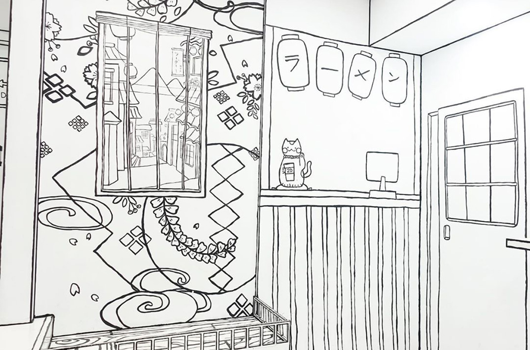 2d.cafe咖啡馆 台湾 台湾 咖啡店 cafe 手绘 插图 创意空间 logo设计 vi设计 空间设计