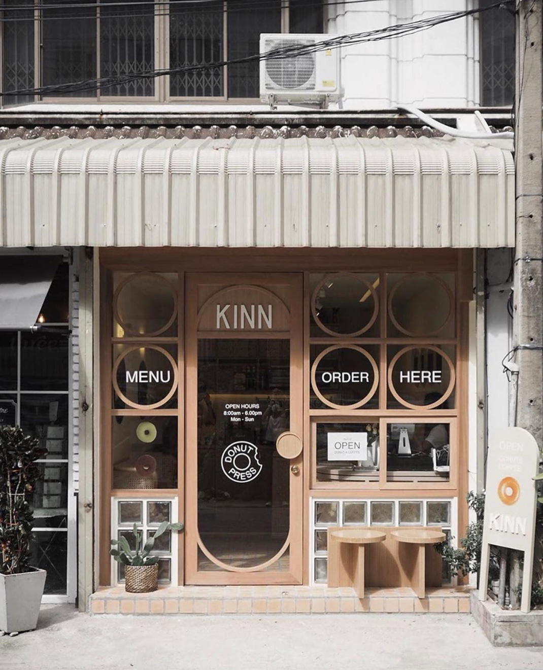 Kinn Bake咖啡店 曼谷 曼谷 咖啡馆 咖啡店 袖珍店 logo设计 vi设计 空间设计