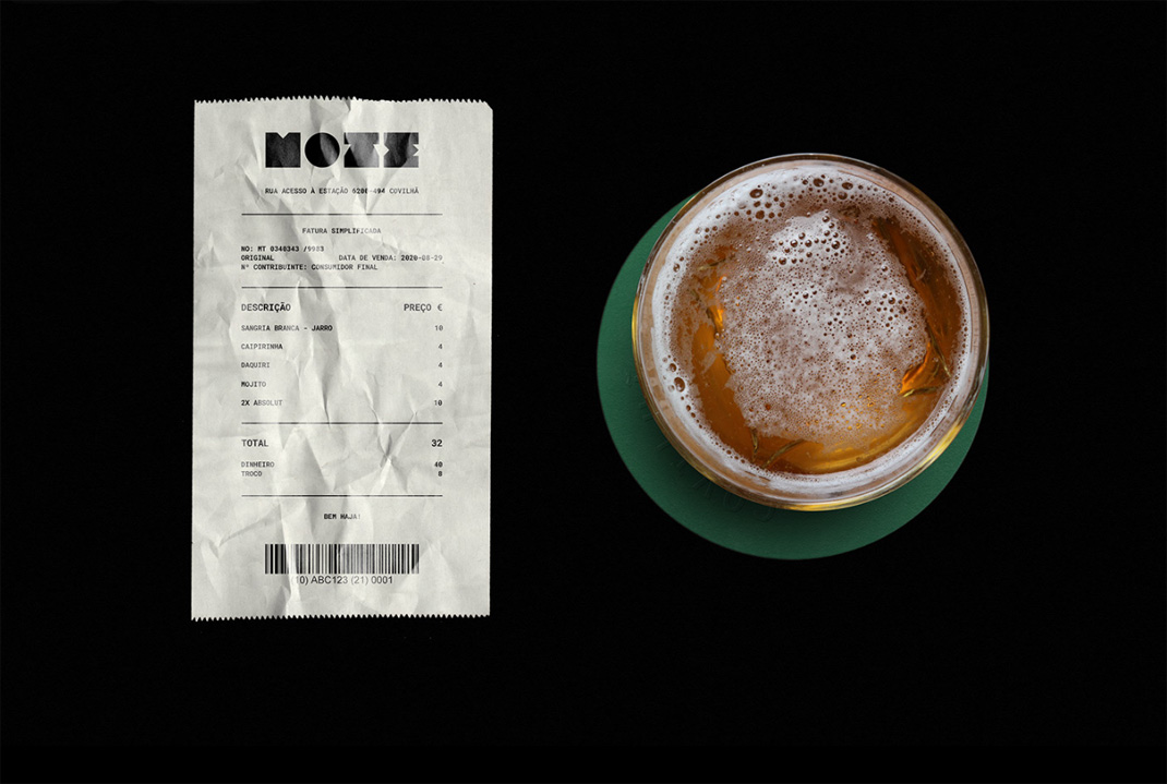 Mote酒吧和俱乐部 葡萄牙 酒吧 俱乐部 字母设计 菜单 logo设计 vi设计 空间设计