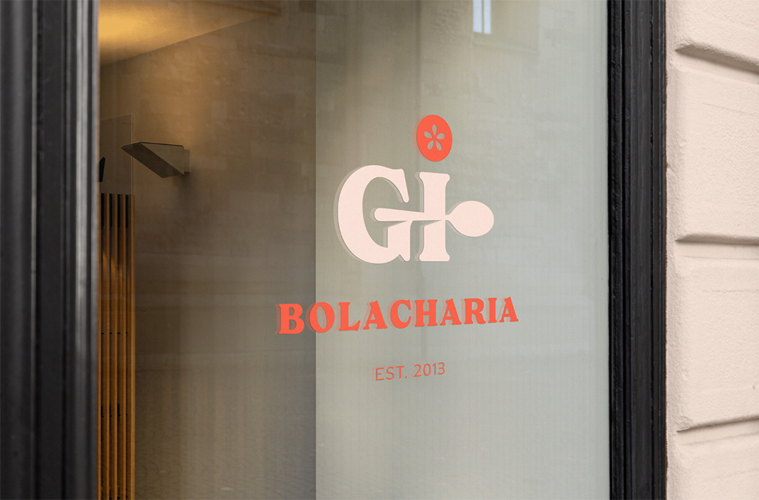 精致甜品店GI Bolacharia 巴西 甜品店 插画设计 图形设计 徽标设计 logo设计 vi设计 空间设计