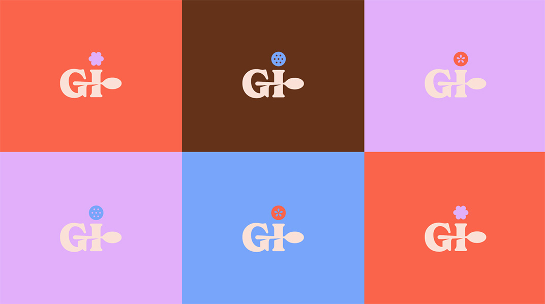 精致甜品店GI Bolacharia 巴西 甜品店 插画设计 图形设计 徽标设计 logo设计 vi设计 空间设计