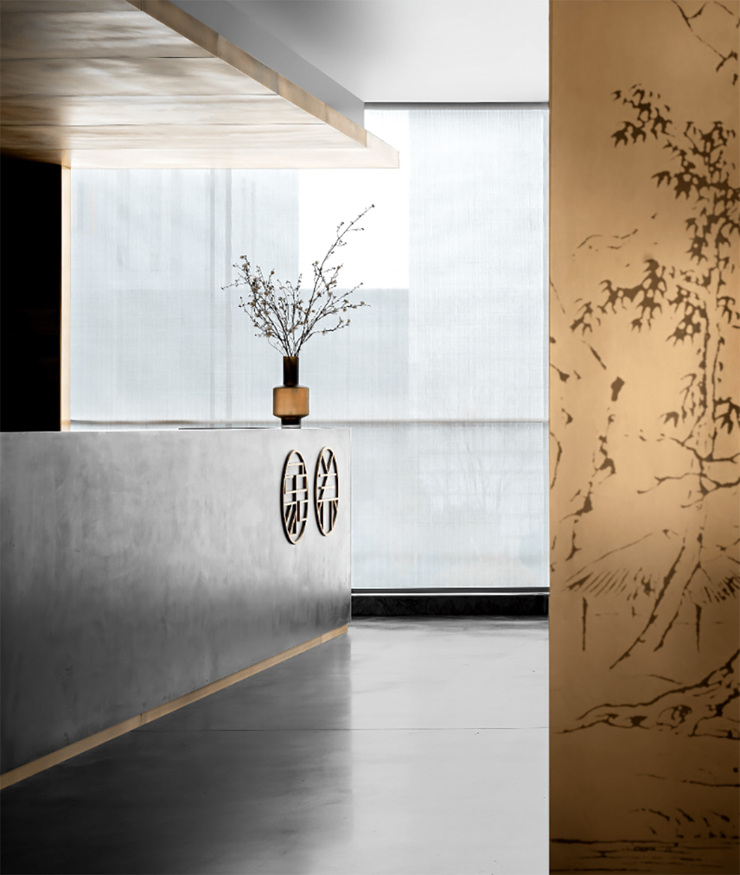 同仁堂竹岛健康空间 北京 健康 咖啡馆 阵列空间 金属 logo设计 vi设计 空间设计