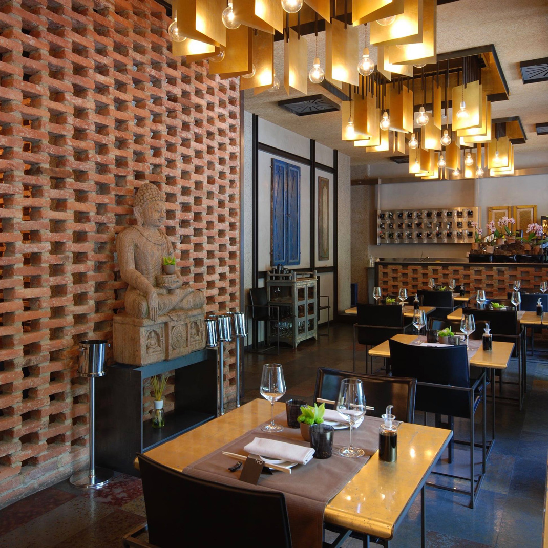 餐厅IYO Omakase 意大利 米兰 复古 工业风 logo设计 vi设计 空间设计