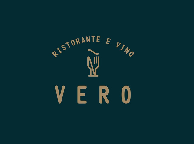 Vero 米若义式餐酒Logo设计