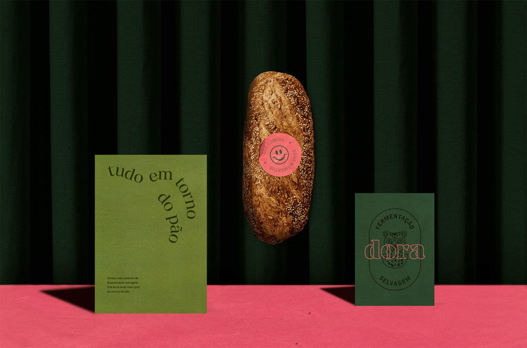 野生发酵面包店Dora 巴西 面包店 字体设计 插画设计 包装设计 logo设计 vi设计 空间设计