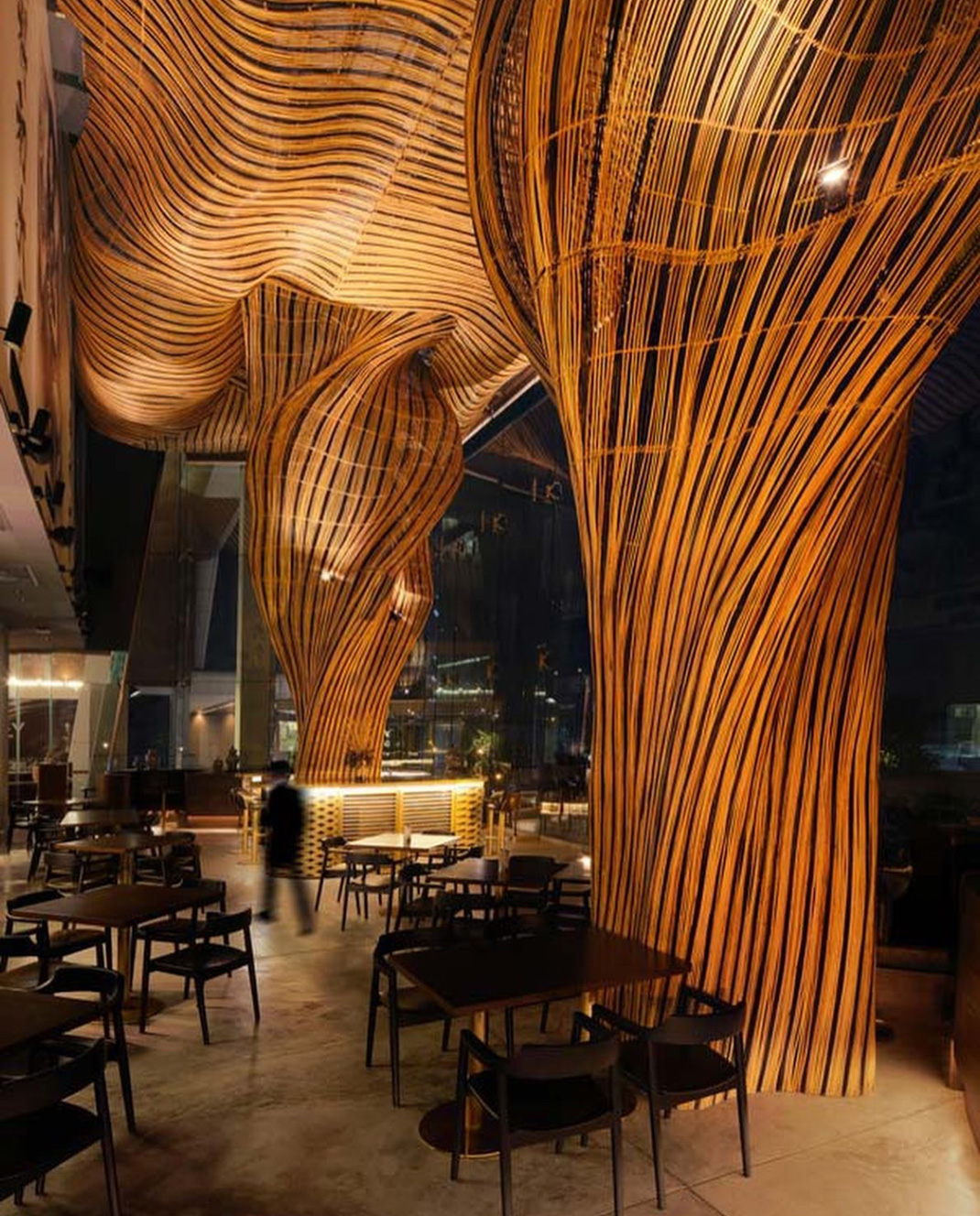 编藤形式餐厅 泰国 编藤 异形 logo设计 vi设计 空间设计