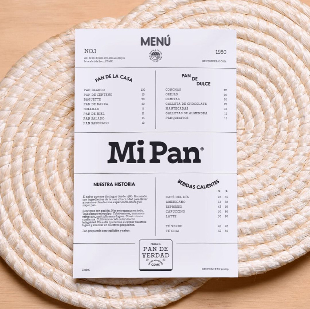 面包店MiPan 墨西哥 面包店 图形设计 包装设计 logo设计 vi设计 空间设计