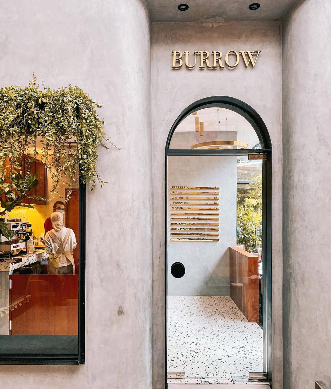 咖啡店Burrow BSC 马来西亚 咖啡店 水泥  logo设计 vi设计 空间设计