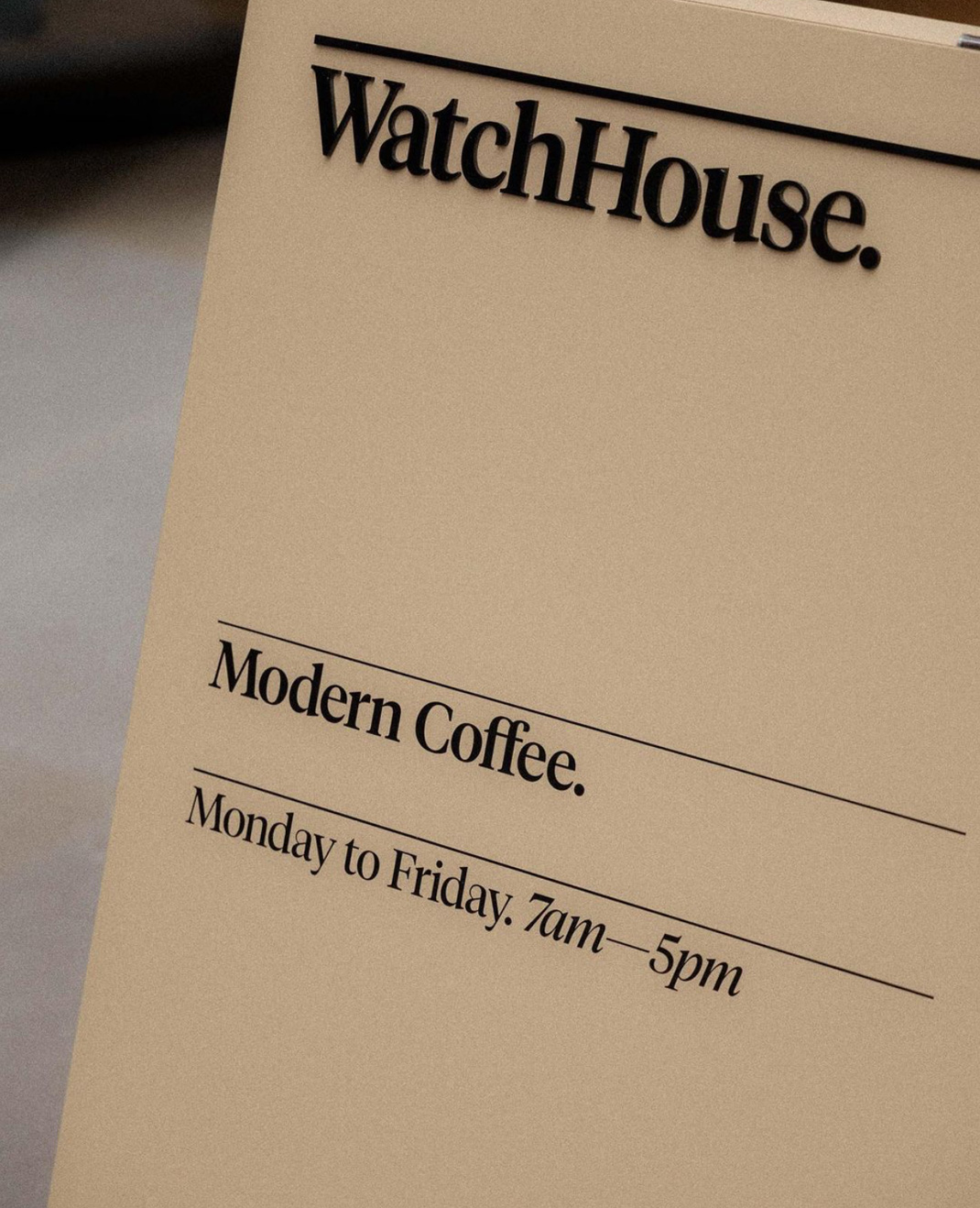 咖啡店WatchHouse 英国 伦敦 咖啡店 logo设计 vi设计 空间设计