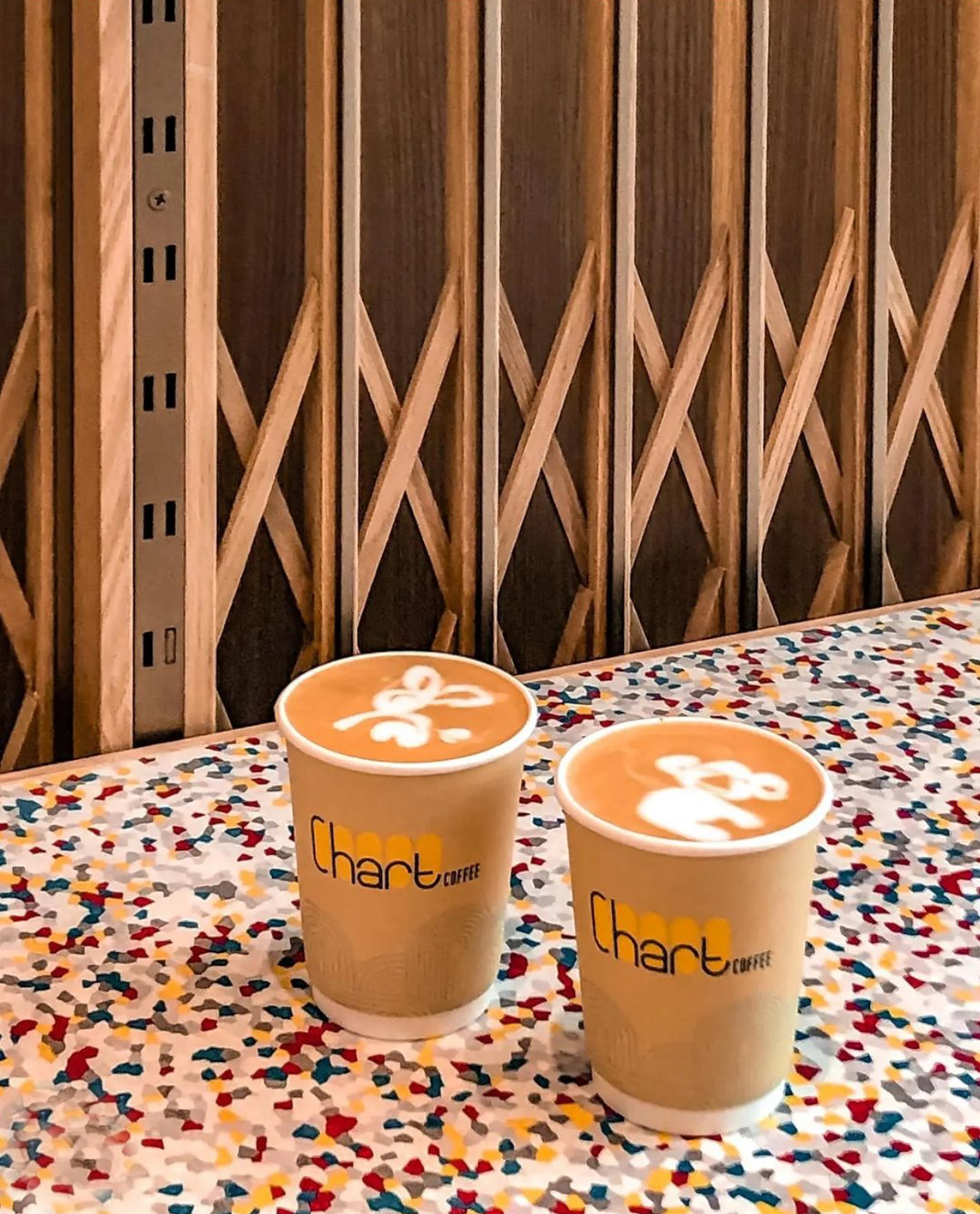 咖啡店Chart Coffee 香港 咖啡店 黄色调 菜单设计 字体设计 logo设计 vi设计 空间设计