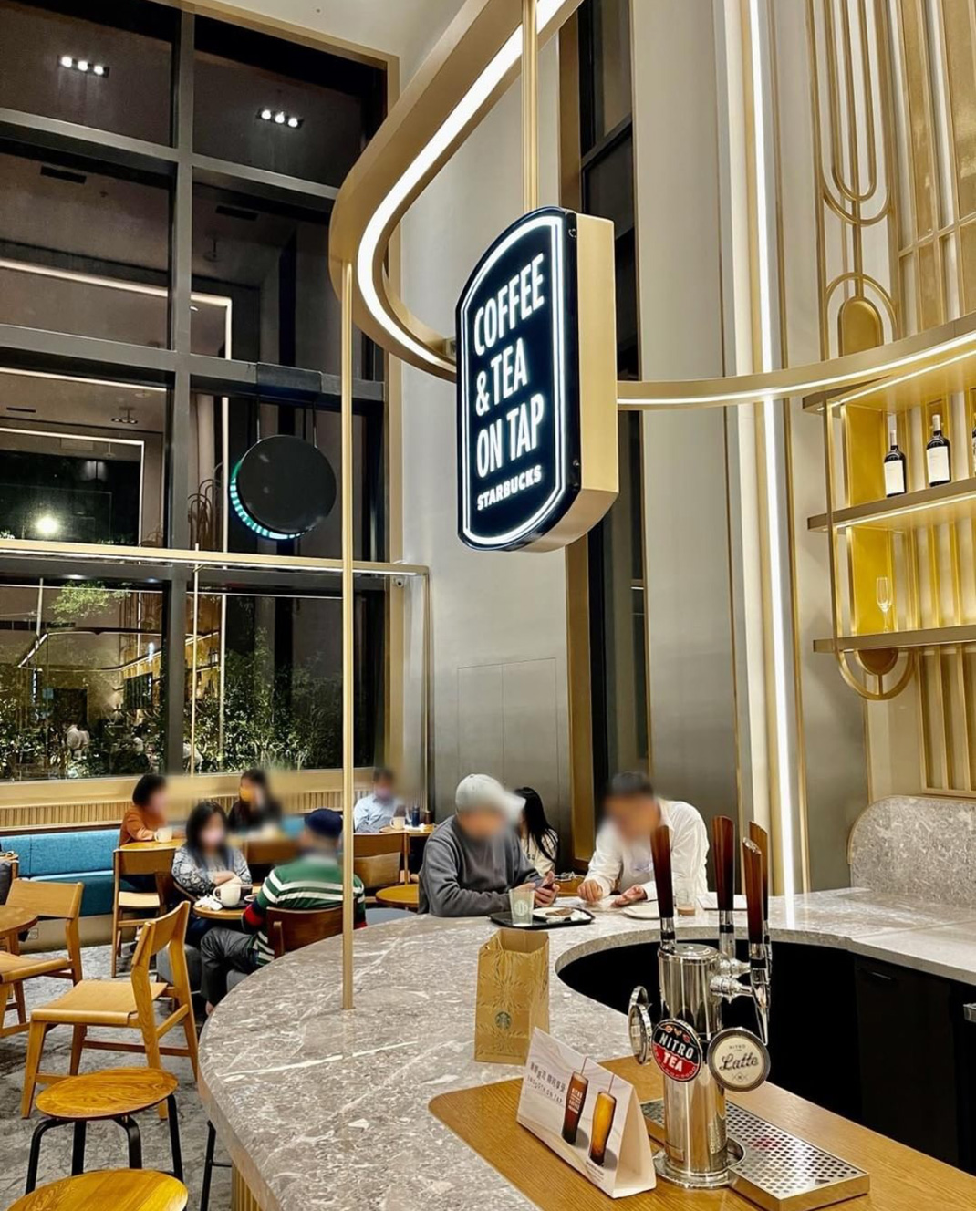时代寓所星巴克咖啡店 台湾 咖啡店 星巴克 金属 大理石 logo设计 vi设计 空间设计