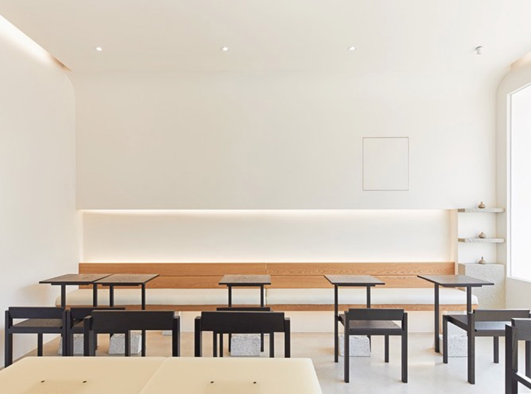 简洁风咖啡店botteuf 韩国 咖啡店 白色空间 简洁 logo设计 vi设计 空间设计