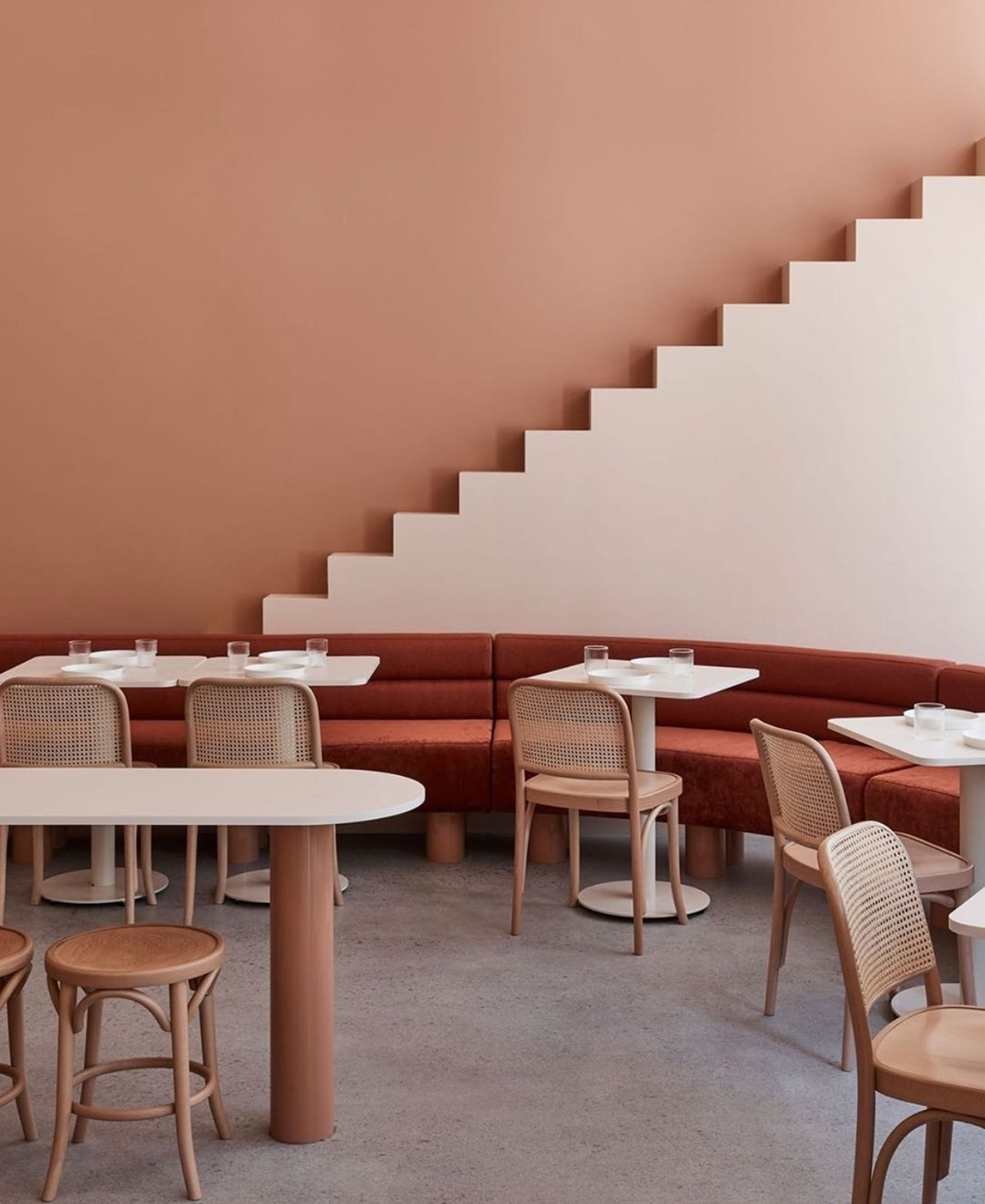 咖啡店The Budapest Cafe 澳大利亚 咖啡店 极简 logo设计 vi设计 空间设计