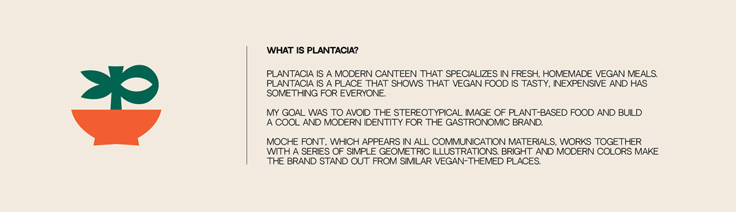 纯素食堂Plantacia 乌克兰 基辅 素食主义 菜单 插图设计 海报设计 logo设计 vi设计 空间设计