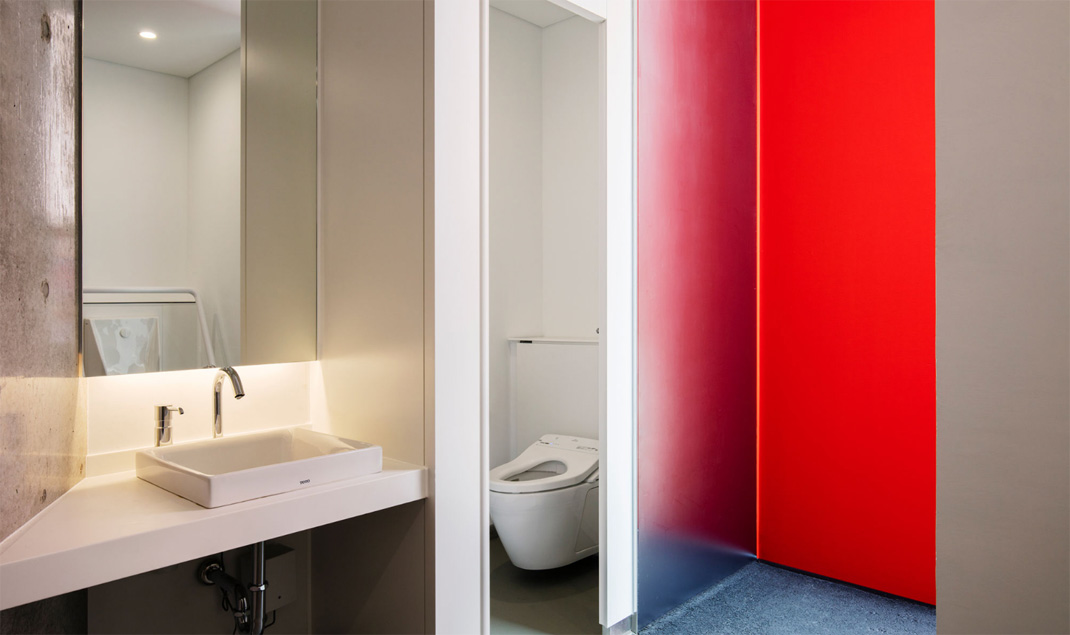 日本 公共厕所 白色 建筑师 透明 公共空间 手绘 概念图