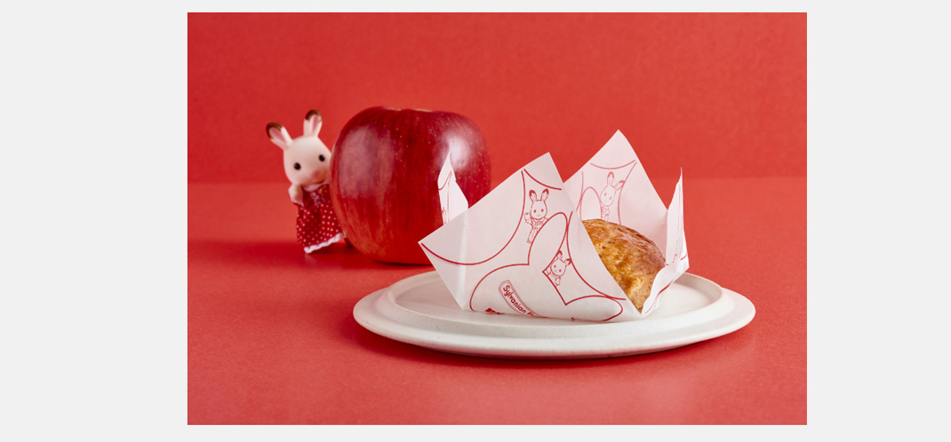 面包店Ringo-applepie 日本 面包店 红色 包装设计 字体设计 logo设计 vi设计 空间设计