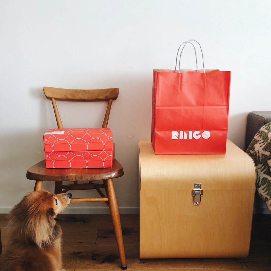 面包店Ringo-applepie 日本 面包店 红色 包装设计 字体设计 logo设计 vi设计 空间设计