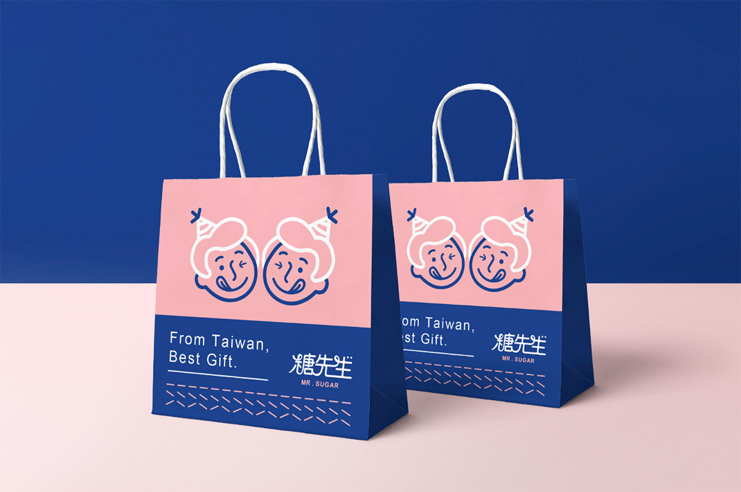 糖先生MR.SUGAR 台湾 甜品店 字体设计 插画设计 包装设计 logo设计 vi设计 空间设计