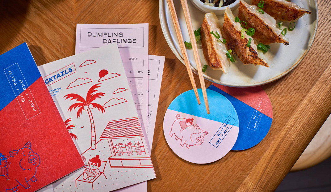 日本漫画风格饺子品牌形象设计，新加坡 | Designer by Graham Paterson