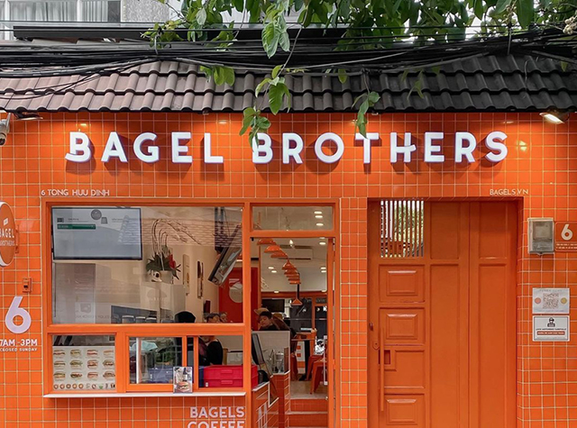 成色调餐厅Bagel Brothers，越南，胡志明市