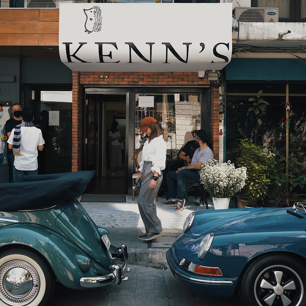 咖啡店Kenn’s Coffee & Croissant (Ari) 泰国 咖啡店 字体设计 logo设计 vi设计 空间设计