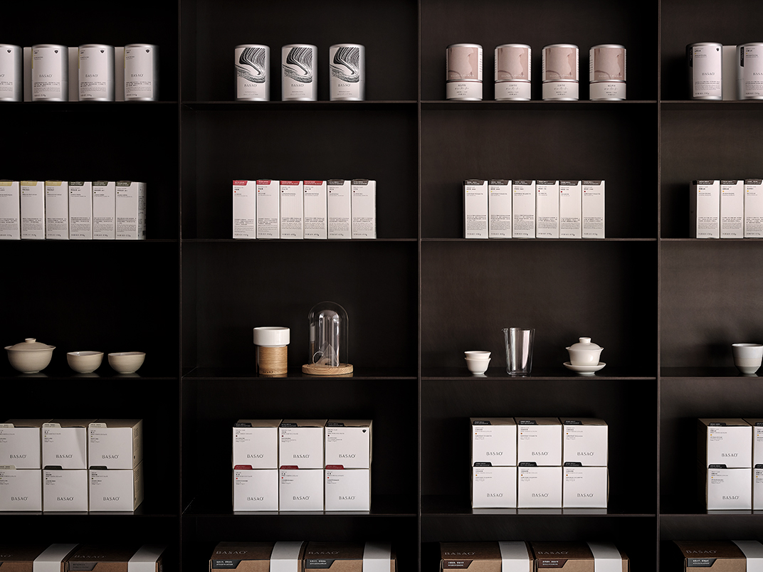 BASAO茶室 厦门 茶室 茶空间 零售 极简主义 水磨石 木饰面 logo设计 vi设计 空间设计