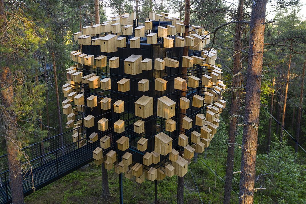 瑞典树屋酒店 瑞典 酒店 树屋 木材 金属 玻璃 钢 自然 logo设计 vi设计 空间设计