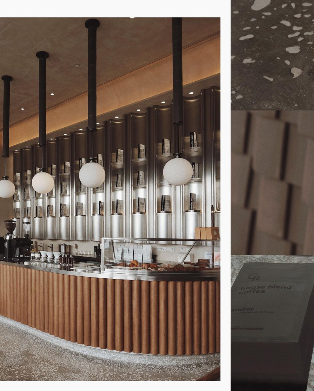 北欧风禅味空间感咖啡店 香港 西九龙 咖啡店 博物馆 瓦片 logo设计 vi设计 空间设计