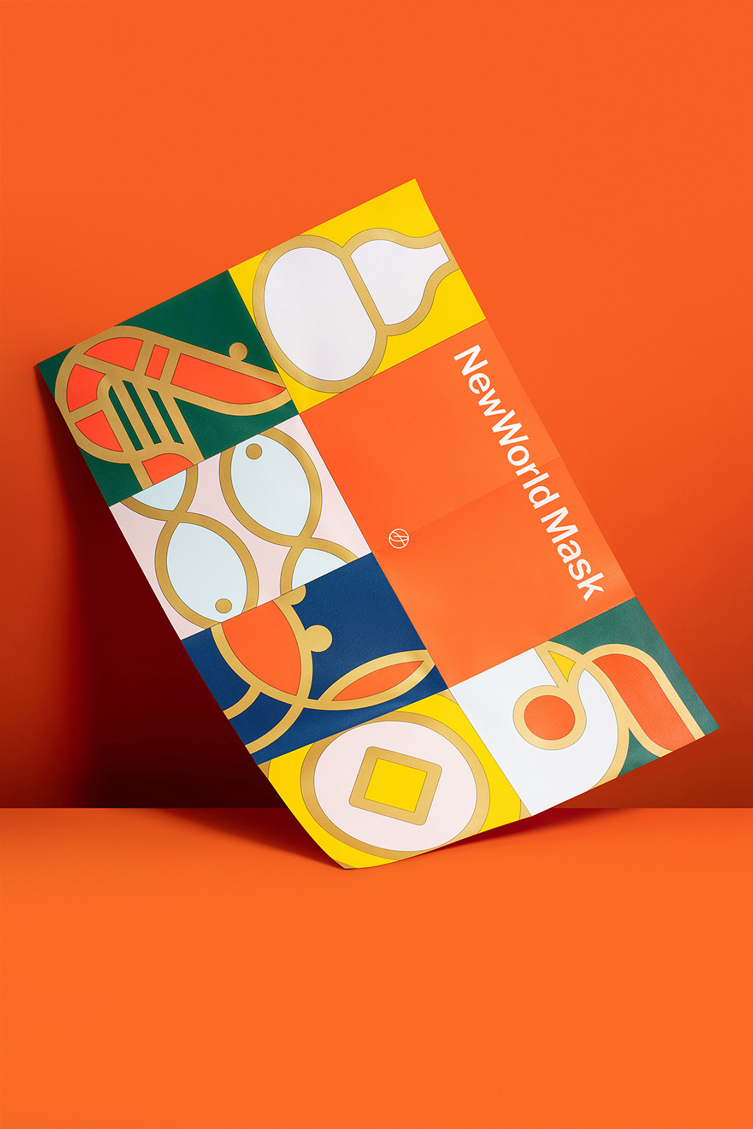 纯正吉祥的亮橙色套装包装设计 香港 礼盒 包装设计 插图设计 橙色 鱼 虾 蟹 鸡 logo设计 vi设计 空间设计