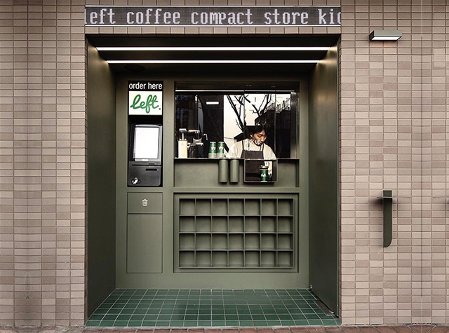 自动取款机空间+咖啡=高坪效快闪店，韩国，首尔 | mannal.design.studio