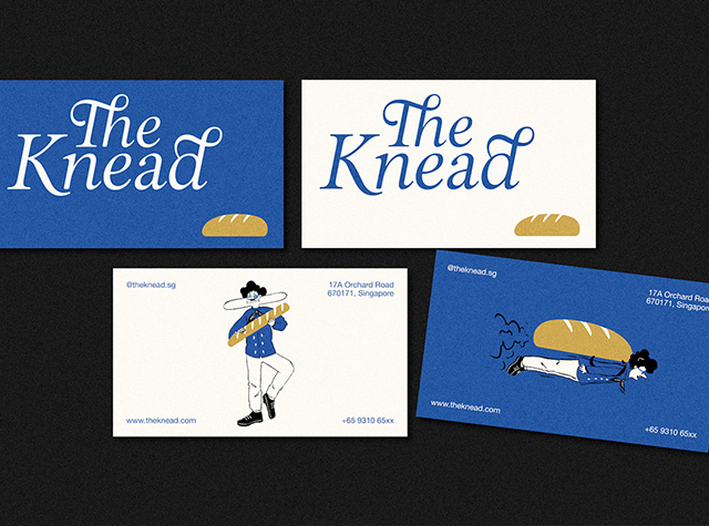 插画风格面包店The Knead ，新加波 | Designer by Elita Jacinta
