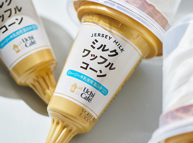 牛奶华夫饼包装设计，日本