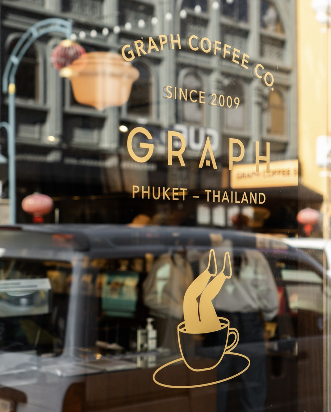 普吉岛老城区“GRAPH Phuket”咖啡店 北京 上海 珠海 广州 武汉 杭州 佛山 澳门 logo设计 vi设计 空间设计