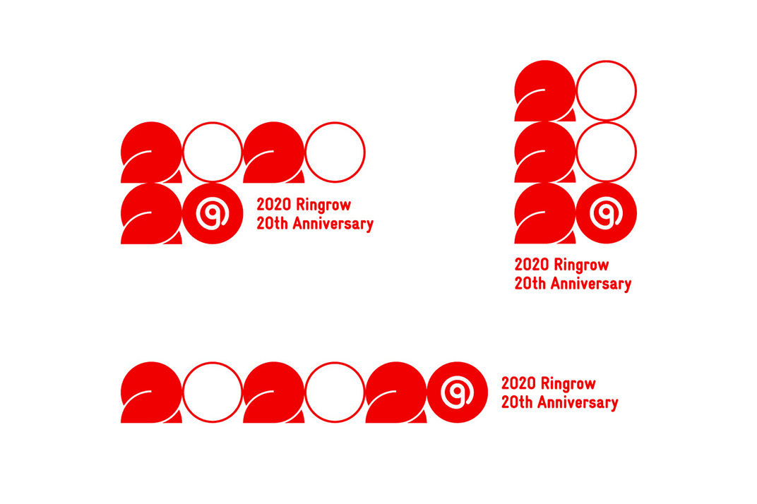 Ringrow 20 周年logo设计 日本  深圳 上海 北京 广州 武汉 咖啡店 餐饮商业 logo设计 vi设计 空间设计