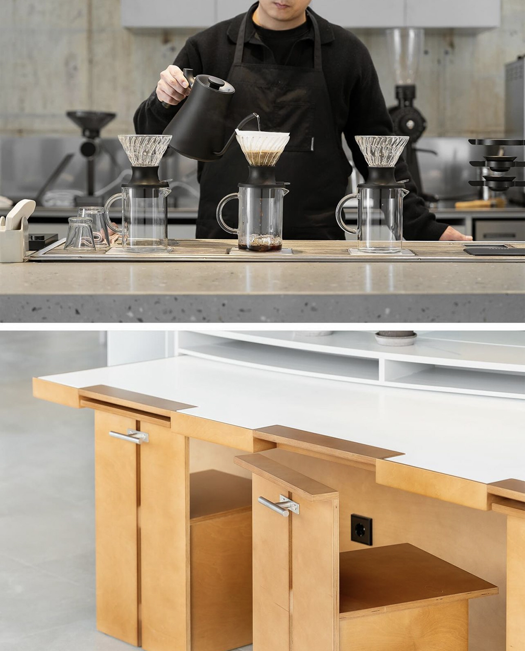 建筑师设计的咖啡、面包店空间502 Coffee Roasters 韩国 首尔 深圳 上海 北京 广州 武汉 咖啡店 餐饮商业 logo设计 vi设计 空间设计