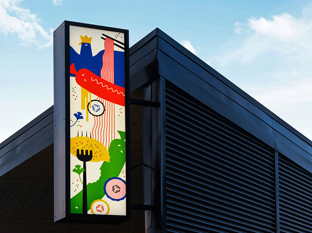 韩国的波兰街头小吃店品牌VI设计