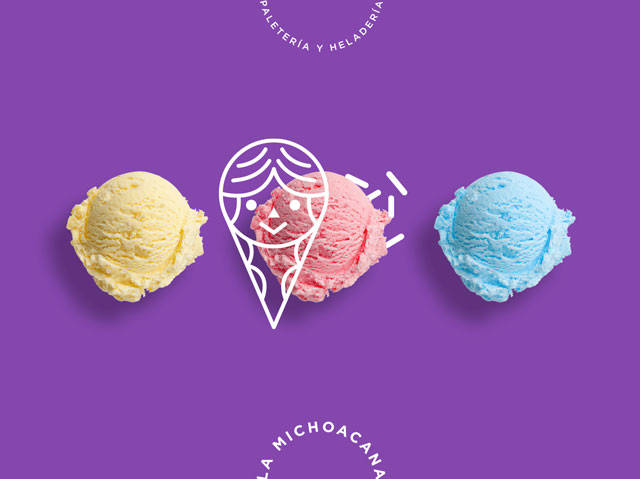 冰淇淋店品牌VI设计