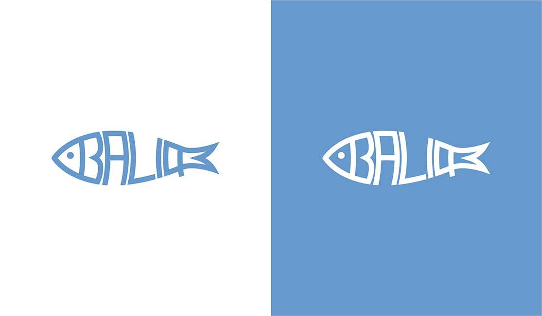 创意鱼图形logo设计